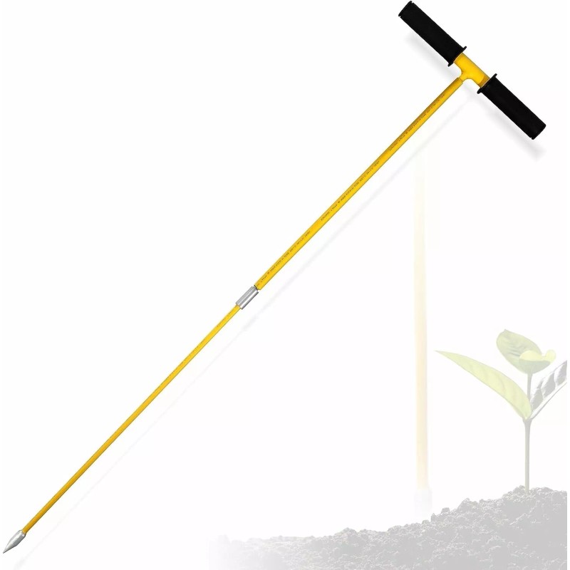 FEBTECH-Metal Soil Probe Rod-Insulated Septic Tank Probe-36-Inch Long Overall
