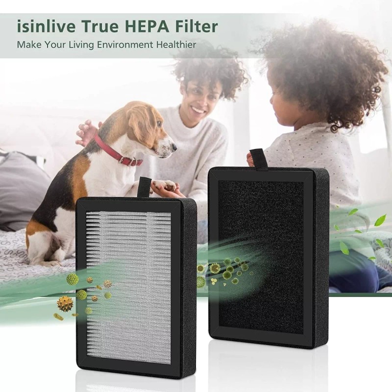 iSinlive Filtros Reemplazo Purificador Aire Levoit Lv H128 Compatible