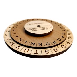 The Diana Cryptosystem – US Army Special Forces Cipher Disk of Vietnam & Cold War Era 4" size - Unbreakable Code Wheel Puzzle