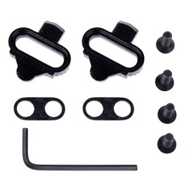 SPD Cleats - Bike Cleats Compatible with SPD Pedals, Bike Clips for Spinning Indoor Cycling and Mountain Biking, Durable Bicycle Cleat Set