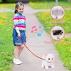 JIAJEGTGT Cat Plush,Walking Cat Plush Toys, Electronic Interactive Stuffed with