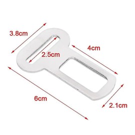 2 pcs Car Seat Belt Restraints Connector Cat Pet Dog Auto Attachment Buckle Seatbelt Harness Seatbelt lock Metal Durable Strong Premium