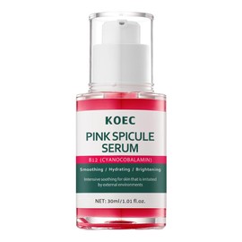 CHIC MODE Cyano Pink Spicule Vitamin B12 Under Eye Serum for Dark Circles, Fine Lines, Puffiness and Eye Bags, 1.01 fl. oz