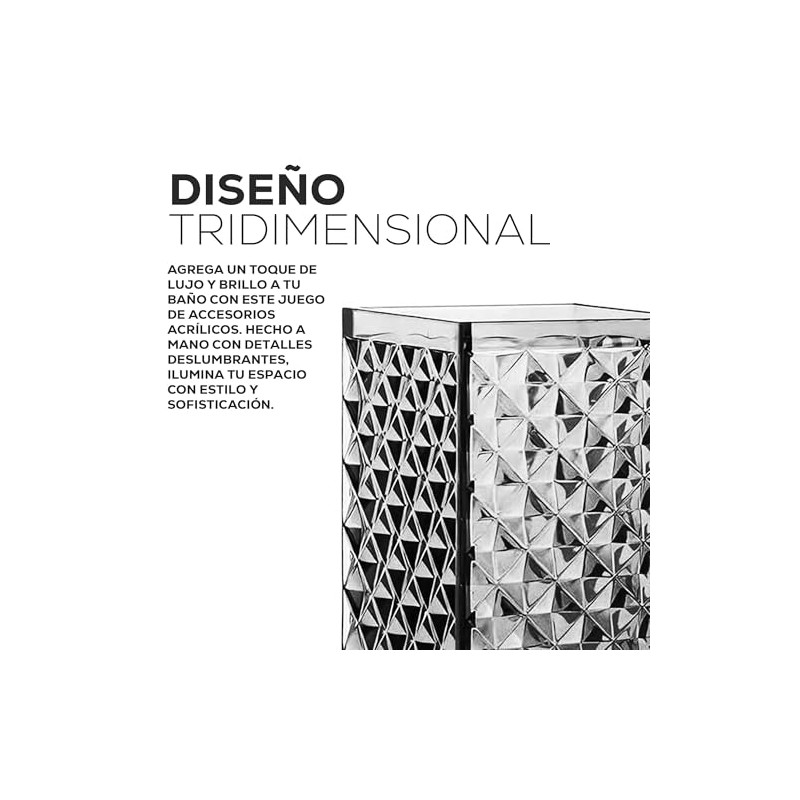 Set 5 Accesorios de Baño Kit de Baño Elegante Diseño