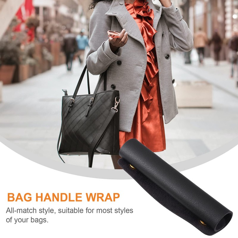1 Piece Suitcase Handle Wraps Leather Handle Grip Protector Handbag