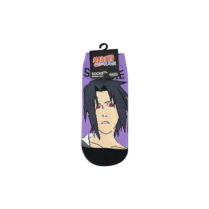 Small Planet Naruto Sasuke PU Character Socks Women's Socks