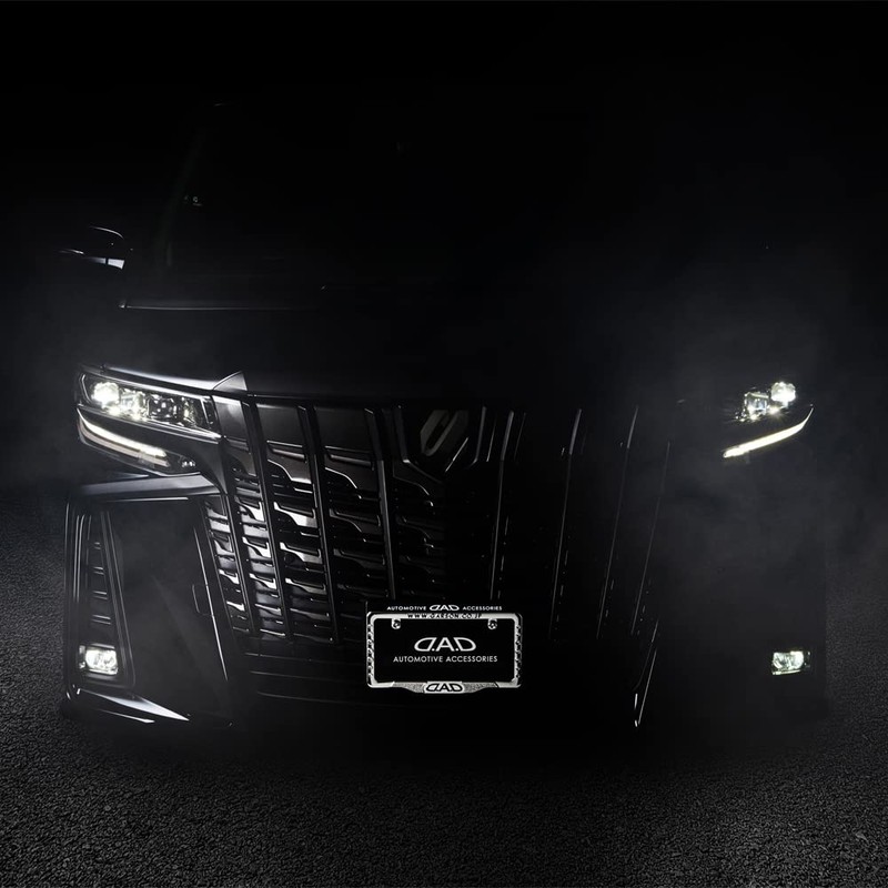 DAD Garson SB181-02 Crystal License Frame II Front Model [Chrome]