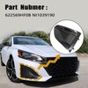 FZJDSD 1PC Black Passenger Right Side Front Fog Lamp Light