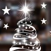 Christmas Windows Stickers - Christmas Star Tree with Xmas Stars