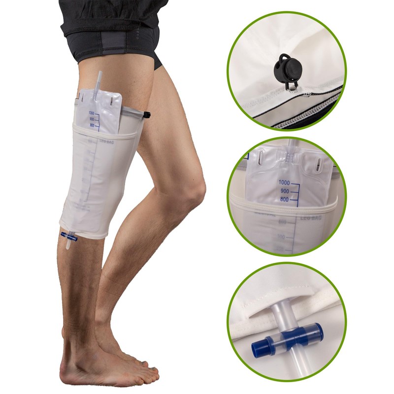 Catheter Leg Bag Holder, Catheter Sleeves, Urine Leg Bag, Urinary