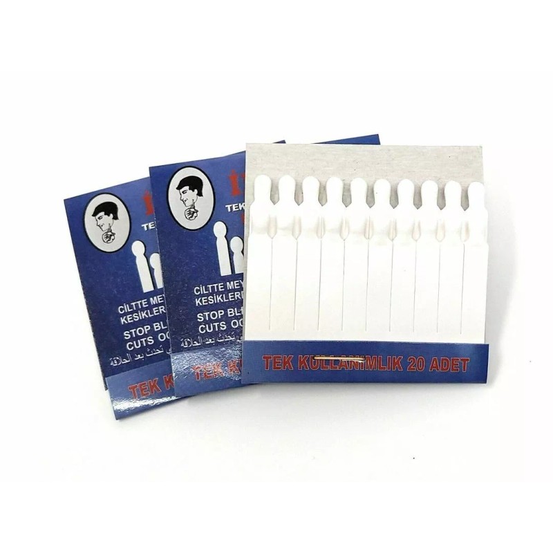 iha Styptic Pencils Disposable Stops Cuts Bleeding 12 Matchbooks 240