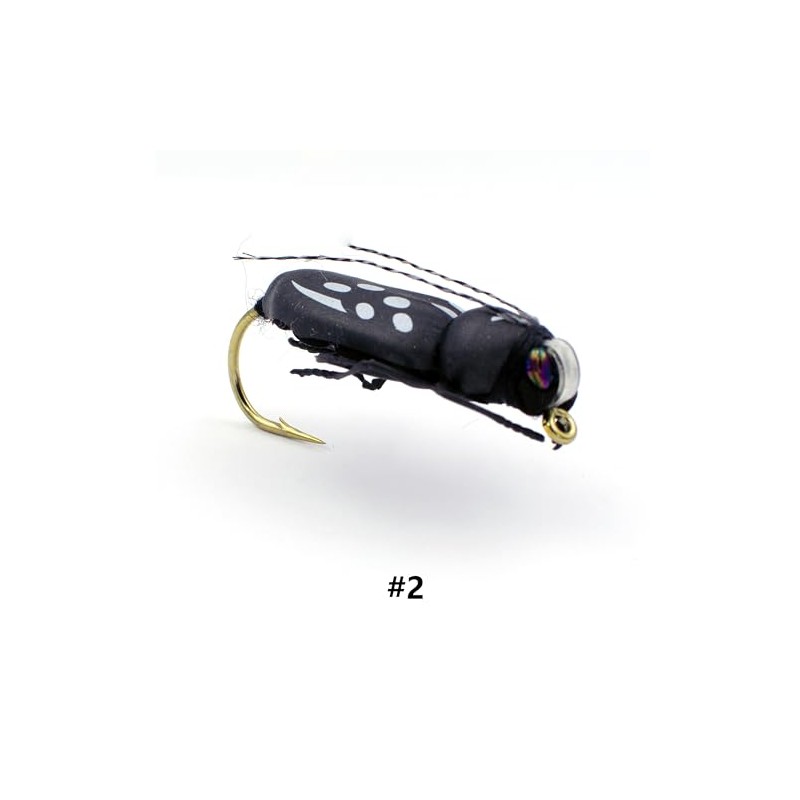 YAZHIDA Fly Fishing Flies, Simulated Insects, (Longicorn Beetle A)