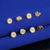 8Pcs Large Earring Backs,925 Sterling Silver Earring Backs for Studs,8mm