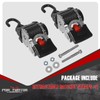 Porotmotor Stainless Steel Bolt-On Retractable Ratchet Straps, 2 inch x