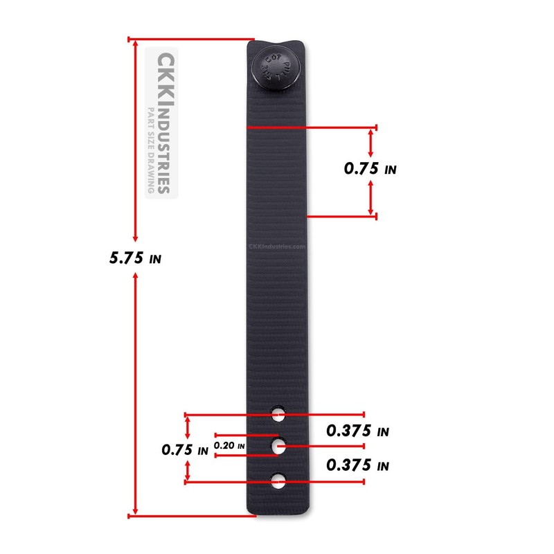 HolsterSmith - IWB Soft Belt Loops - (Blue) – HD
