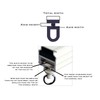 Micro Trader 50Pcs Curtain Track Rail Gliders Runner Wheel Rollers