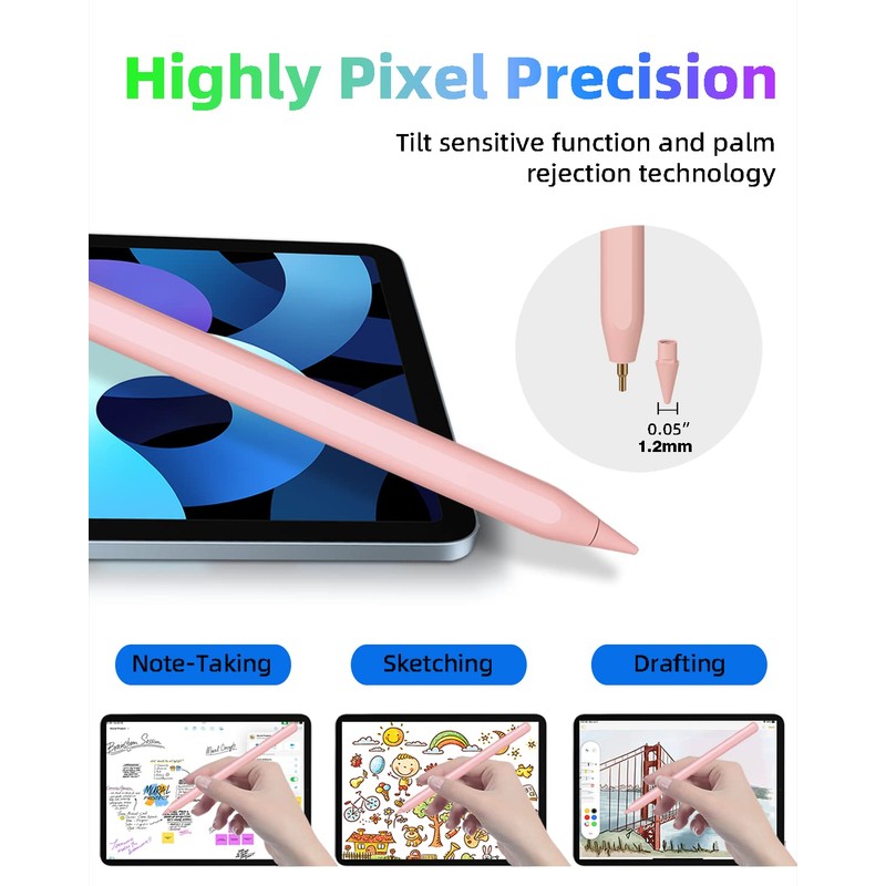 Gnanlen Pencil 2nd Generation with Magnetic Wireless Charging, Same as