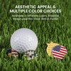 Amy Sport Golf Ball Marker with Magnetic Hat Clip Gold