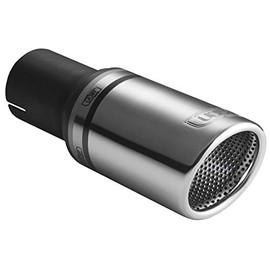 Ulter Sport Exhaust finisher - Round Ø70mm Slanted RS - Length 120mm - Installation ->50mm - Inox
