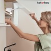 KOTARBAU® Universal Flap Fitting Lift II White PVC Flap Holder
