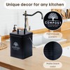 Perfnique Kitchen Compost Bin, 1.7 Gallon Countertop Compost Bin with