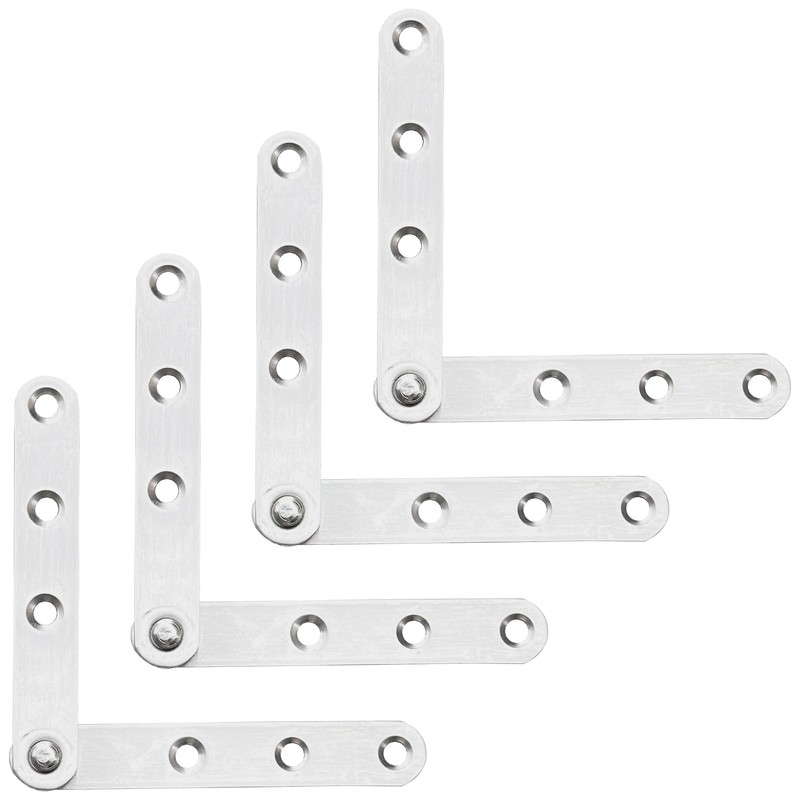 4 Sets of 360 Degree Rotating Stainless Steel Door Pivot