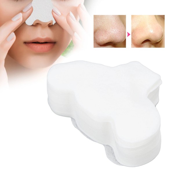 400Pcs Beauty Nose Mask Paper Non Woven Beauty Cotton Triangular