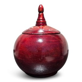 Sopera de Madera Orula - Wooden Sopera Mano de Orula, Ifa, Santeria Religious Container