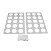 2 Set 15 Slots Flat Countertop Coffee Pod Holder Flat