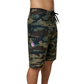 O'NEILL Men's Board Shorts 21 Inch Outseam GI Jack - Quick Dry Board Shorts Men's, Mens Board Shorts for Beach & Surfing,Green-33