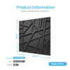 Art3d 19.7" x 19.7" (Pack Of 12) Wall Panel Stripes