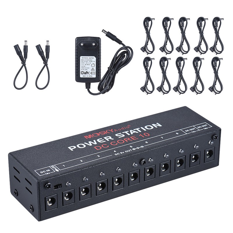 Mini Power Supply Station 10 Isolated DC Outputs for 9V