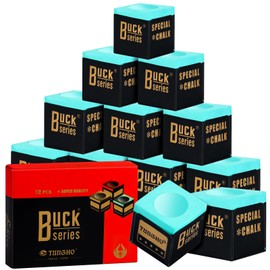TRIITECH Snooker Chalk,Green Pool Cue Chalk Billiard Chalk 12 Cubes for Snooker Cue Tip