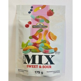 Waterbridge Sweet & Sour Assorted Gummy Worms, 175 g