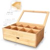 Tea Bunch Bamboo Tea Bag Organizer