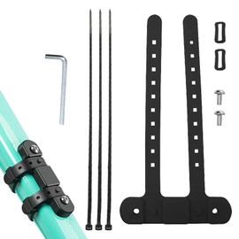 Bottle Holder Bicycle Mounting Base, Adapter for Bottle Holder Bicycle Without Screws, Universal Adapter Base with Non-Slip Strap, Bottle Holder Adapter for Water Bottle Holder Bicycles MTB Scooters