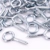 100x Heavy Duty Small Steel Screw in Eye Hooks -