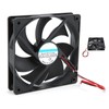 Akozon 48/56pcs Incubator Fan Heat Dissipation Noise Reduction Automatic Incubator