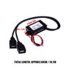 Suuonee USB Charger Adapter, 3A DC 12V to DC 5V