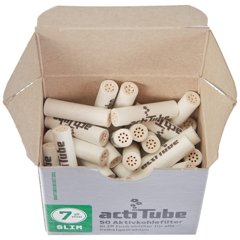 actiTube Activated Carbon Slim Filter, Silver, 5 x 4 x