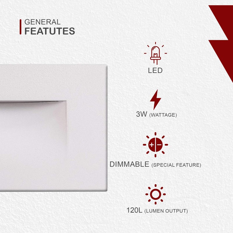 Ciata LED Stair Lights - 3 CCT Options (3000K/4000K/5000K) |