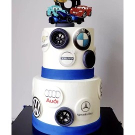 Handmade 12 Luxury, Foreign Race cars edible paper, cupcake cookie toppers CHOOSE SIZE - 1.5"