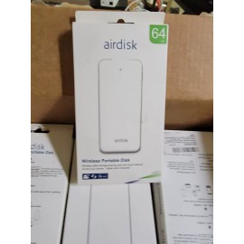 airdisk 2 in 1 64GB Wireless Flash Drive with Powercore 4000mAh External Battery