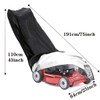 Lawn Mower Cover, 210D Polyester Nylon Covers for Walk Behind