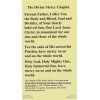 +Holy Card-"Divine Mercy Chaplet" (Jesus I Trust In You) *Prayer-