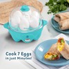 Elite Gourmet Easy Electric 7 Egg Capacity Soft, Medium, Hard-Boiled