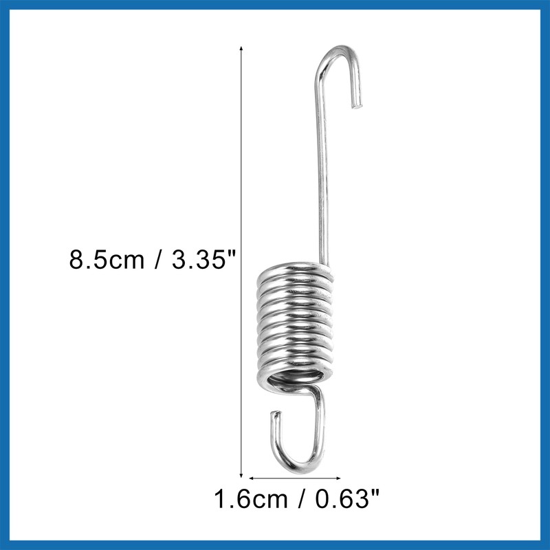 A ABSOPRO 10pcs 8.5cm Length Silver Tone Motorcycle Brake Pedal