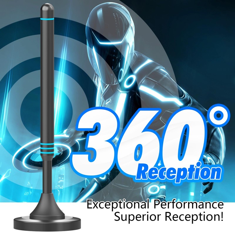 2025 Digital HDTV Antenna - Long Range Reception, Supports 4K