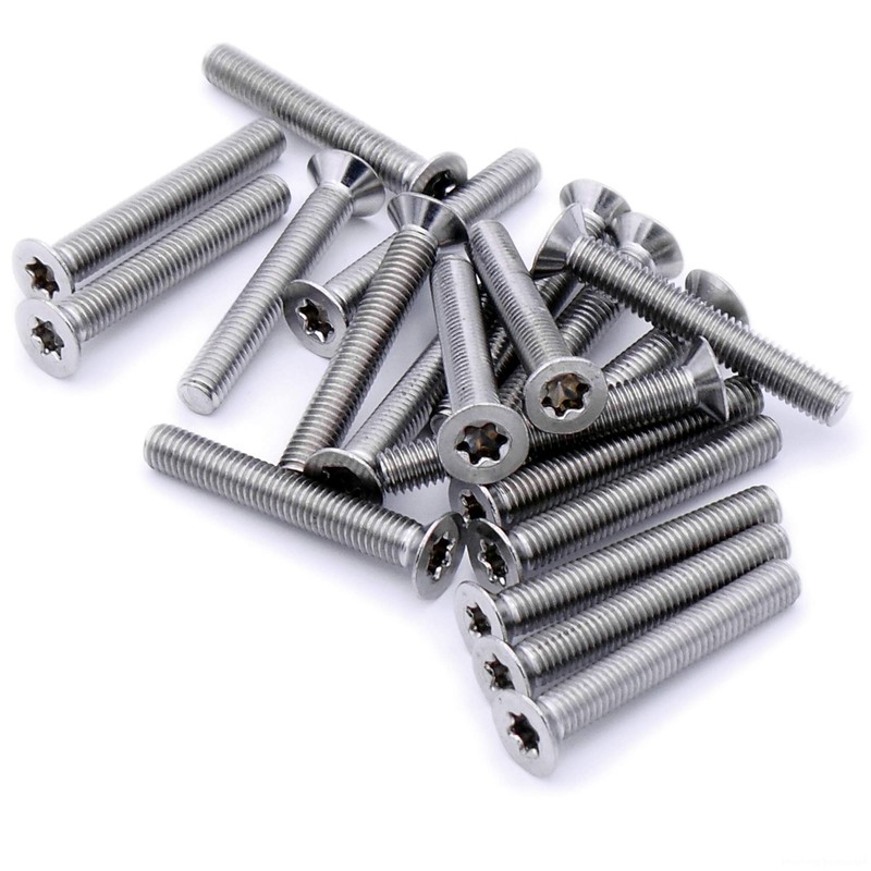 M2.5 (2.5mm x 22mm) TX Socket Countersunk Machine Screw (Bolt)