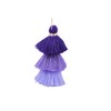 Konmay Bulk 20pcs Tri-Layered Tassels with Hanging Loop for Jewelry